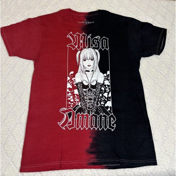 Ripple Junction Death Note Miss Amane Split Portrait Red Black Tee Size M - Picture 1 of 12